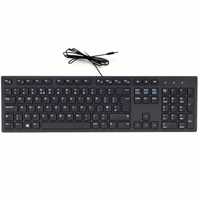 TASTIERA DELL KB216 08VXM3 LAYOUT INGLESE QWERTY USB CON FILO CABLATA PC - Immagine 1 di 4