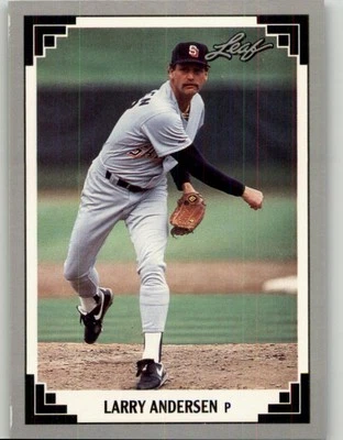 1991 Leaf Larry Andersen #407 San Diego Padres - Image 1 of 2