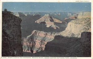 Postal AZ: Noche desde Mohave Point, Gran Cañón, Arizona, DB 1910 - Imagen 1 de 2
