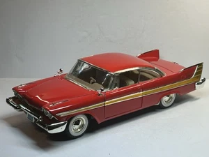 Anson Classic 1957 Plymouth Fury HT 1:18 Die Cast Rare All Red Color - Picture 1 of 22