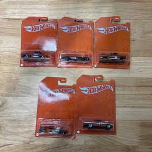 New 2021 HOT WHEELS 53rd ANNIVERSARY ORANGE & BLUE SERIES SET of 5 CARS - Picture 1 of 12