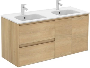 WS Bath Collections Ambra 120 DBL Ambra 48" Wall Mounted Double - Wood - Picture 1 of 3