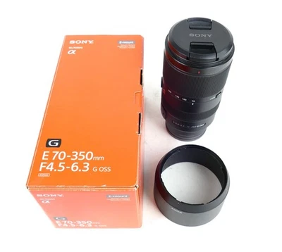 Sony E 70-350 mm F4.5-6.3 G OSS SEL70350G Lens MINT + Original packaging + invoice/2Y. WARRANTY - Image 1 of 4