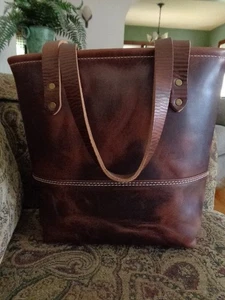 Range Leather Co Mesa Beuteltasche/Doppelriemen Leder Schultertasche/Geldbörse Nussbraun NEU - Bild 1 von 21