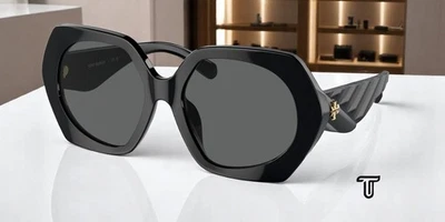 TORY BURCH TY7195U 170987 Black Dark Grey 55 mm Women's Sunglasses - Image 1 of 4