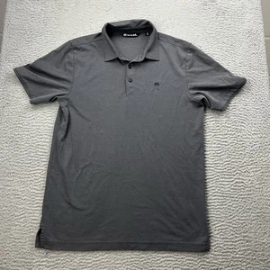 Travis Mathew The Heater Kurzarm Polo Herren Shirt grau Größe M - Bild 1 von 6