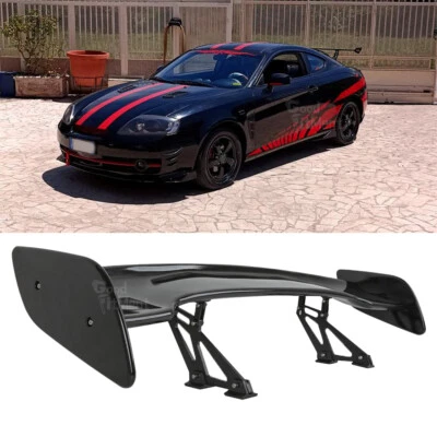 For Hyundai Tiburon Coupe Car Rear Trunk Wing GT Spoiler Matte Black Adjustable - image 1 of 4