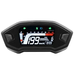 1PC Motorcycle LED Speedometer LCD Digital Odometer Guage For 2,4-cylinder Part - Picture 1 of 10