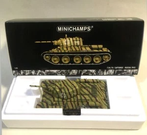 Minichamps 1/35 Scale #19002 T34/76 "Captured" Russia 1943 Diecast Model - Picture 1 of 8