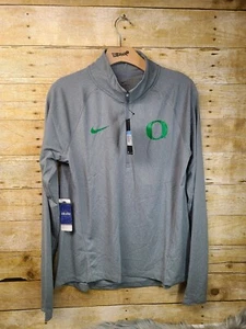NWT New Oregon Ducks Nike Women's 1/2 Zip Element Pullover Jacket M #R - Picture 1 of 5