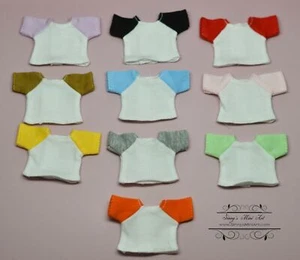 OB11 BJD Doll Outfit Dress OB11 Clothing Dolls T-Shirt Green MJA123 - Picture 1 of 16