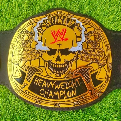Nuevo Cinturón Stone Cold Smoking Skull Campeonato Mundial de Lucha Peso Pesado 2MM Foto 1 de 4
