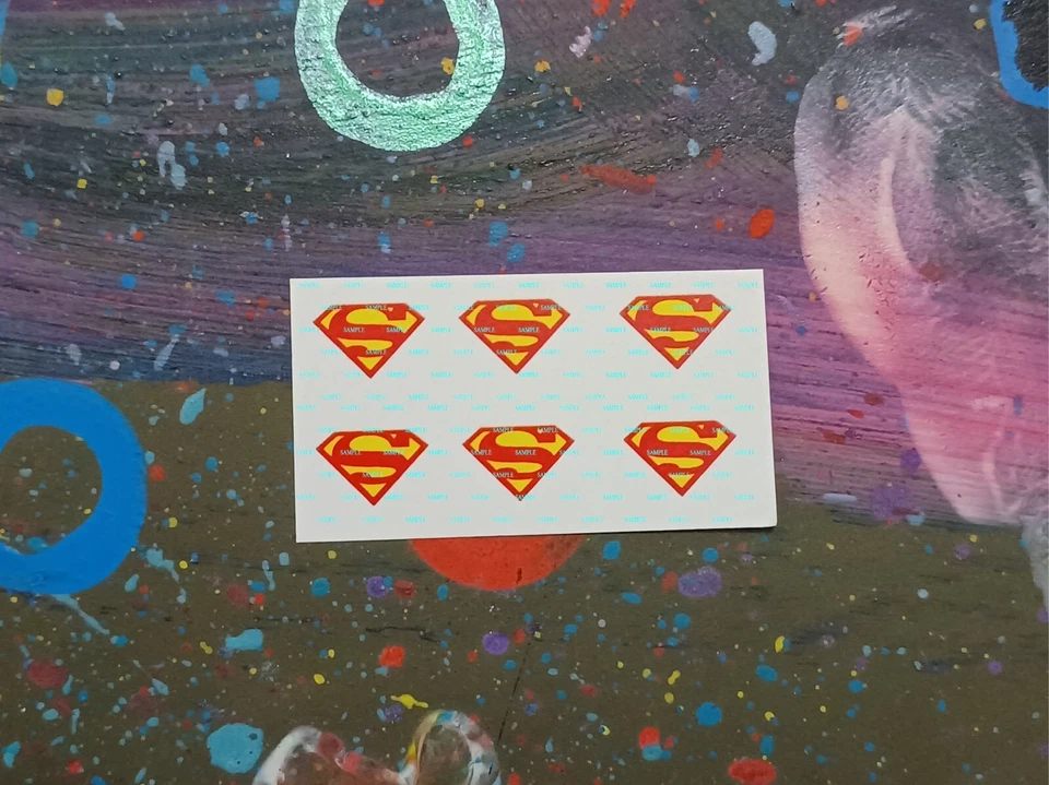 Pegatinas reproducción helicóptero Corgi 2505 Jr Superman (juego de seis) Foto 1 de 1