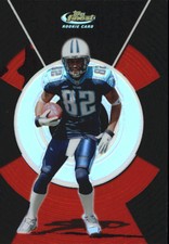 2005 Finest Black Refractors Titans Football Card #140 Courtney Roby/99