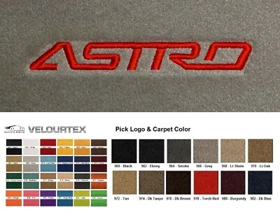 Lloyd Mats Velourtex Chevrolet Astro Custom Front Floor Mats (1985-2005) - Image 1 of 4
