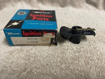 NOS WESTERN AUTO WIZARD L4276 PIEZAS DE ENCENDIDO ROTOR DISTRIBUIDOR NEGRO Foto 1 de 4