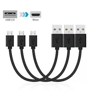 3ft Micro USB Charging Cable - USB 2.0 A Male to USB 2.0 Micro [1/ 2/ 3/ 5Pcs] - Picture 1 of 16