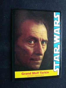 1977 Wonder Bread Star Wars Card # 6 Grand Moff Tarkin (EX/NM)