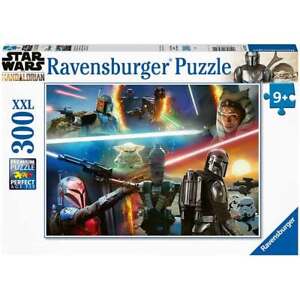 Ravensburger Star Wars XXL  Jigsaw Puzzle The Mandalorian Crossfire 300 Piece