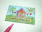 Miniature Adorable "Grandkids Spoiled Here" Welcome Door Mat DOLLHOUSE 1:12