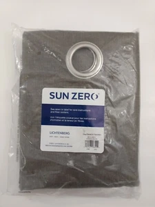 Sun Zero One Grommet Curtain Panel Room Darkening Olive Green 50" x 95" CAM OLV - Picture 1 of 4
