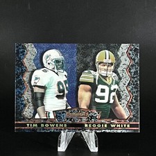 Tim Bowens Reggie White 1994 Stadium Club Bowman's Best Insert #21 HOF LOOK!!