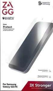 Zagg Invisible Shield Glass Screen Protector - Samsung Galaxy S23 FE - Picture 1 of 3