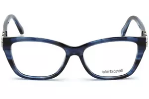 Roberto Cavalli Licciana RC 5060 blau 092 Brillengestell 53-15-140 Swarovski - Bild 1 von 3