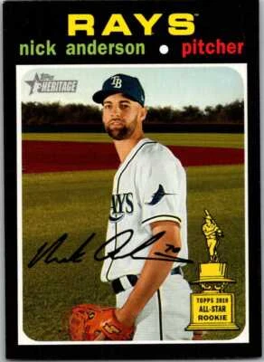 2020 Topps Heritage #316 Nick Anderson 002183 - Image 1 of 2