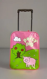 Percy Schwein Hüttenkoffer Marks & Spencer 2 Rollen Along Softcase Kinder M&S selten - Bild 1 von 11