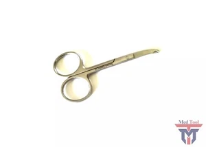 Spencer Stitch Suture Scissors 3.5" Small Hook Shaped Tip German Stainless - Picture 1 of 3