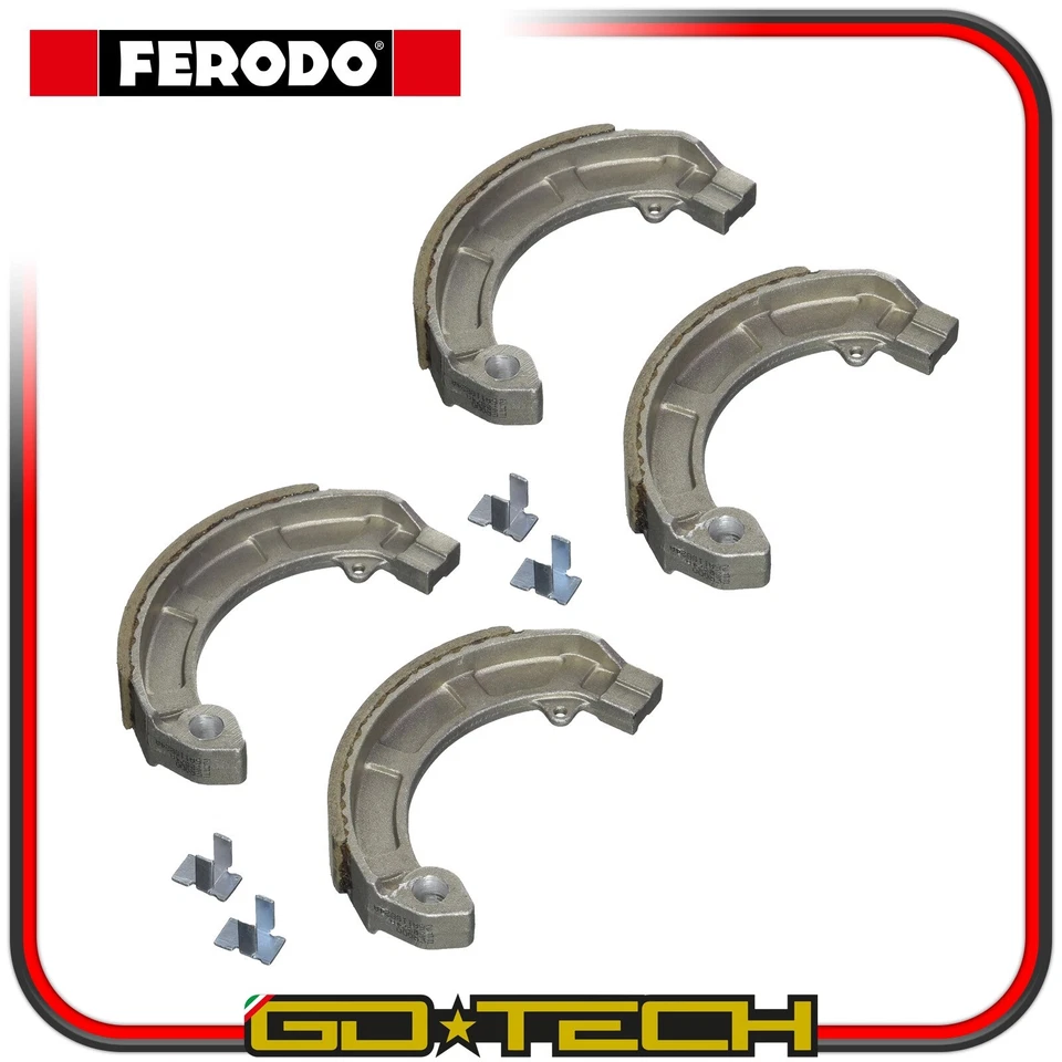 GANASCE FRENO ANTERIORE POSTERIORE FERODO VESPA PX PK XL RUSH FL V HP ETS P150S - Imagen 1 de 4