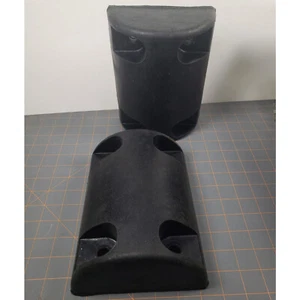 2 Pack Bolt On Rubber Bumpers 6x8 in Domed for Boat Warehouse Trailer Truck Dock - Picture 1 of 3