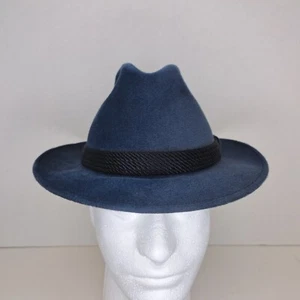Vintage Flechet Fedora Velour Größe 6 7/8 55 Made in USA - Bild 1 von 13