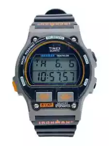 TIMEX Watch IRONMAN 8LAP Men TW5M54300 1986 Limited OG Quartz Digital Sport Used - Picture 1 of 9