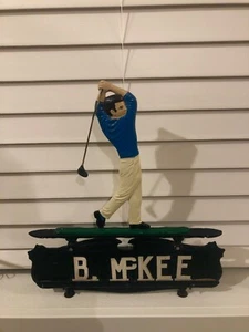Vintage Golf Figur mit Plakette für Ihren Namen (*personalisierbar & montierbar) - Bild 1 von 12