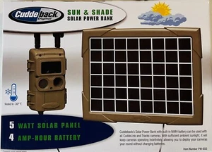 Cuddeback Super Solar Panel Power Bank Works in Sun or Shade New - Picture 1 of 2