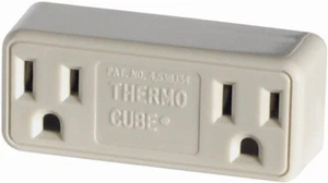 Thermo Cube 15 Amp/120 Voltios CA Control Termostático Doble Salida - Imagen 1 de 1