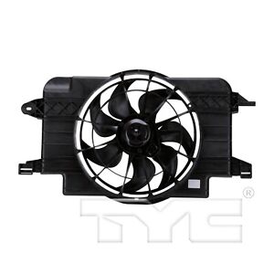 For 1994-2002 Saturn SL2 Sedan Dual Radiator and Condenser Fan Assembly TYC 1995