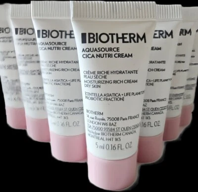 Biotherm Aquasource Cica Nutri Cream 100 ml ( 20 x 5 ml ) - Bild 1 von 2