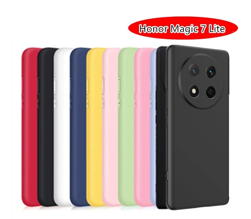 Cover Custodie Morbido Silicone Sottile TPU  Gomma per Honor Magic 7 Lite 5G - Immagine 1 di 1