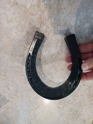 Vintage  Black Rubber Horse shoe Auburn game piece - Image 1 of 3