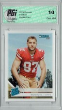 Nick Bosa 2019 Donruss Football #318 Gem Mint Rookie Card PGI 10