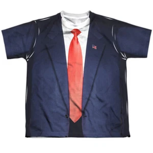 MODERN DAY PRESIDENTIAL COSTUME Kids Front Print Tee Shirt SM-XL BOYS SZ 6-20 - Picture 1 of 3