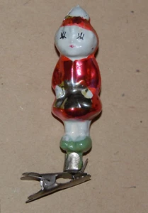 VTG SOVIET X-MAS GLASS DECOR 1970s RAVANELLA - FAIRY TALE CIPOLLINO ADVENTURES - Picture 1 of 3