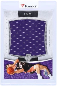 John Stockton Utah Jazz 2005-06 Upper Deck Exquisite Collection #EX-JS 7/25 Card - Picture 1 of 3
