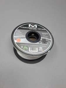 Mediabridge 16AWG 2-Conductor Speaker Wire 100 Feet White SW-16X2-100-WH Sealed - Picture 1 of 10