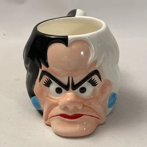 Tazza tazza Disney 101 Dalmations Villians Crudelia De Vil ceramica scolpita 20 oz - Foto 1 di 9