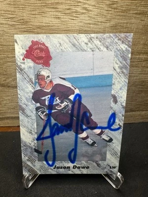 1991 Classic Draft Picks Jason Dawe #31 Rookie RC EX🦄 In-Person ON-CARD AUTO - Image 1 of 2