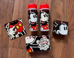 Vintage Walt Disney Mickey Mouse Toiletries 5 PC Soap shower Conditioner Travel - Picture 1 of 11